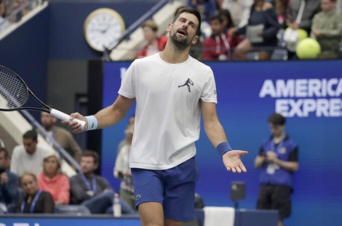 novak trenirao pred us open bez trenera