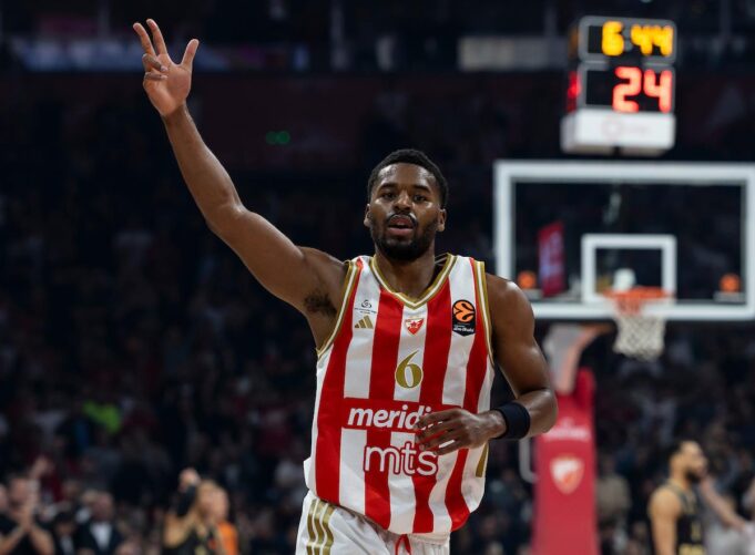 Nikola Kalinić Džered Batler i Saša Obradović KK Crvena zvezda