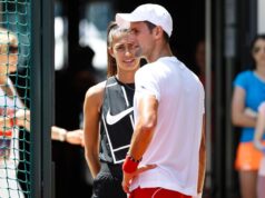 Novak Đoković oduševljen Olgom Danilović VJYYgQDJ