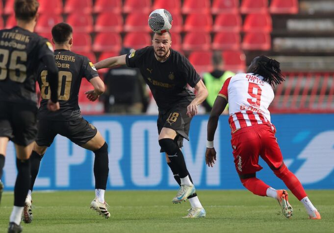 Detalj sa meča AEK Larnaka - Partizan u kvalifikacijama za Ligu Evrope