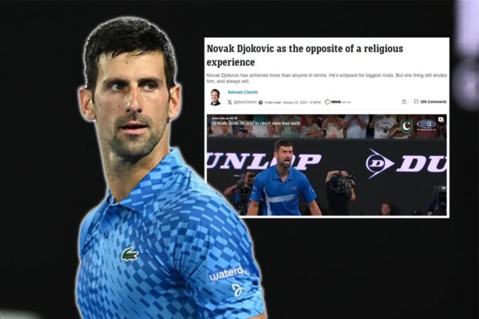 Sraman, jeziv tekst novinara o Novaku Đokoviću