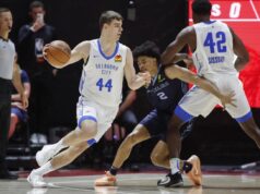KK Partizan poslao jaku poruku Nikoli Topiću Nikola Topić na meču za Oklahoma Siti Tandere