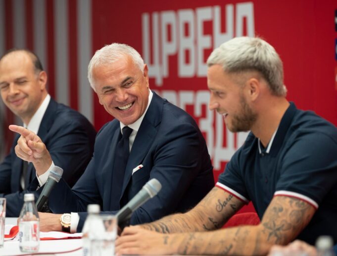 Detalj sa utakmice Crvena zvezda - Linkoln