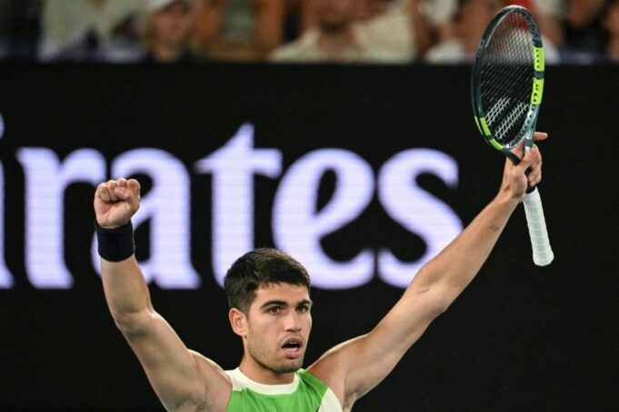 SAMO JE U DRUGOM SETU BILO GUSTO! Volton je uspeo da oznoji Alkaraza, ali ne više od toga... Karlos se plasirao u drugo kolo Australijan opena!