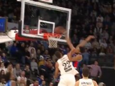 PA ŠTA AKO IMA 221 CM? Doužer ponizio Tavaresa kao niko do sada – monstuozno je zakucao preko visokog centra, ovakva brutalnost se retko viđa! FOTO 68x4Oz28