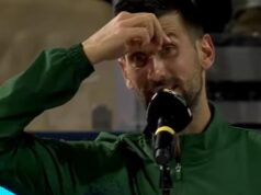 Konferencija Novaka posle poraza u finalu Majamija Konferencija Novaka posle poraza u finalu Majamija