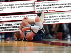 Vest o povredi Jokića udarna u medijima iz regiona Nikola Jokić