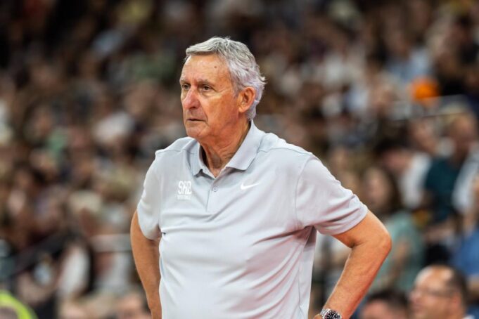 Svetislav Pešić na klupi košarkaške reprezentacije Srbije Eurobasket 2025
