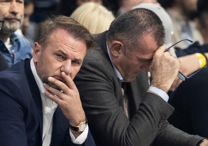 Zoran Savić, Željko Obradović i Ostoja Mijailović u KK Partizan
