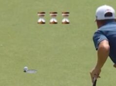 OVO SE NIJE NIKAD DESILO! MUVA JE GOLFERU DONELA SKORO 1.5 MILIONA DOLARA! Insekt ubacio lopticu u rupu, pogledajte snimak koji obilazi planetu! FOTO Bastijan Švajnštajger na golfu 1.jpg