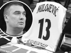 SVE U ZNAKU DEKIJA: Svi igrači Partizana u dresovima sa prezimenom Milojević, grobari priredili bakljadu RJza9GXl