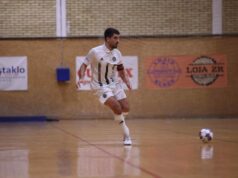 Kapiten Partizana Uroš Krasnić pred futsal večiti derbi Huan Felipe i Kaike Kosta Oliveira 2 FOTO Futsal klub Partizan.jpg