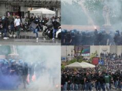 RAT HULIGANA U RIMU! Ispaljivali vatromet na policiju i rušili sve redom! Epilog haosa: 24 povređena policajca i 40.000 evra štete! Gradonačelnik kipti od besa! Meow9bme