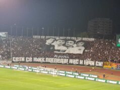 SETI SE LEGENDI ŠTO SU GRB TAJ NOSILI: Navijači Partizana spektakularnom šetalicom odali počast legendama kluba Navijači Hibernijana