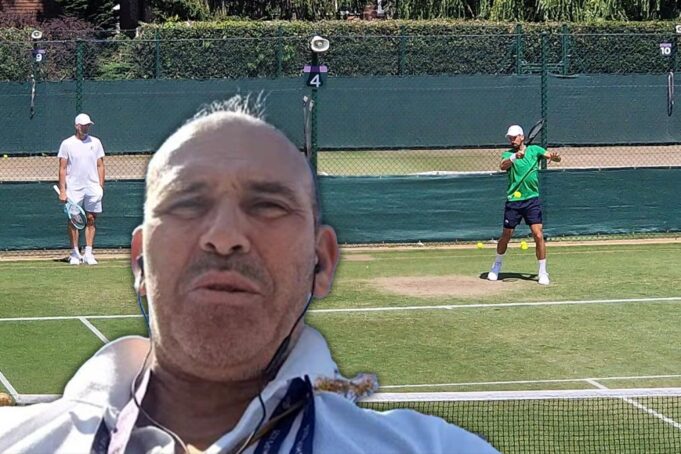 Brajović uživo sa Novakog treninga iz Orangi centra - nema nijedan steznik na telu!