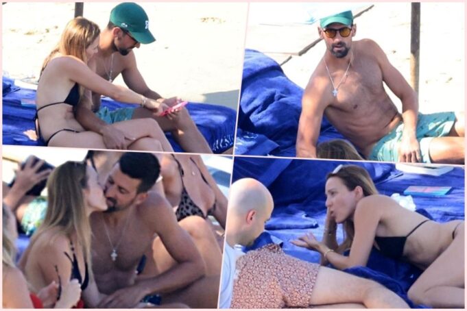 NOVAK I JELENA ĐOKOVIĆ SE DOHVATILI NA PLAŽI NA MIKONOSU! Ona uhvaćena u nezgodnoj pozi, ove fotke obilaze ceo svet (FOTO)
