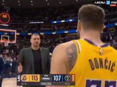 DONČIĆ SRUŠIO JOKIĆEV REKORD – SRBIN MU ODMAH PRIŠAO! Kamere zabeležile ovaj zanimljiv susret! (FOTO) Nikola Jokić i Lebron Džejms