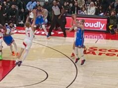 TOPIĆ DOŠAO KOD RAJAKOVIĆA U GOSTE I UZEO POBEDU! Oklahoma savladala Toronto! Pogledajte sjajnu trojku mladog srpskog plejmejkera! (FOTO) Srpski navijači, Nikola Jokić