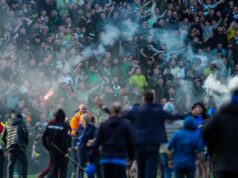 DRAMATIČNE SCENE POSLE OLD FIRMA: Haos posle meča Rendžers – Seltik NOVI SAD_FK VOJVODINA-FK SPARTAK SUBOTICA_FOTO NENAD MIHAJLOVIC_28.JPG