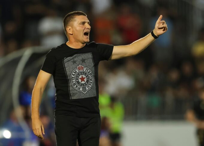 Detalj sa meča Partizan - Oleksandrija