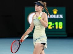 MASTERS U MAJAMIJU: Ribakina posle tri seta srušila Pegulu i plasirala se u polufinale MASTERS U MAJAMIJU: Ribakina posle tri seta srušila Pegulu i plasirala se u polufinale