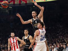 ŠUŠKA SE! Majk Daum oblači crno-beli dres nakon odlaska iz Zvezde? PARTIZAN-MACCABI_84.JPG