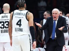 CRNO-BELI TRAŽE IZLAZ IZ KRIZE: Evo gde možete gledati direktan prenos meča Partizan – Monako Nik Kalates na meču Olimpijakos - Partizan