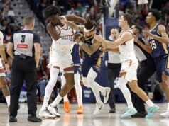EPILOG BRUTALNE MAKLJAŽE NA PARKETU: Posle pesnica, sevaju suspenzije! NBA liga kaznila aktere skandalozne tuče! (FOTO) Nikola Jović