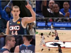 ŠOU ČUDESNOG NIKOLE TOPIĆA! Šej zbog Srbina skakao sa klupe, navijači ga pozdravljali ovacijama! Fantastično izdanje mladog plejmejkera! (FOTO) Nikola Topić
