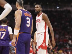 KEVIN DURENT ISPISAO NOVE STRANICE ISTORIJE NBA LIGE: Tek je osmi košarkaš kom je ovako nešto pošlo za rukom (FOTO) Hjuston Rokets