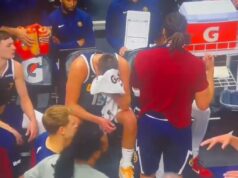 JOKIĆ PREKRIO GLAVU DOK SE SAIGRAČI SVAĐAJU, A ONDA… Isplivao snimak sa Denverovog tajm-auta, pogledajte kako je reagovao Srbin tokom rasprave WJaXynMl