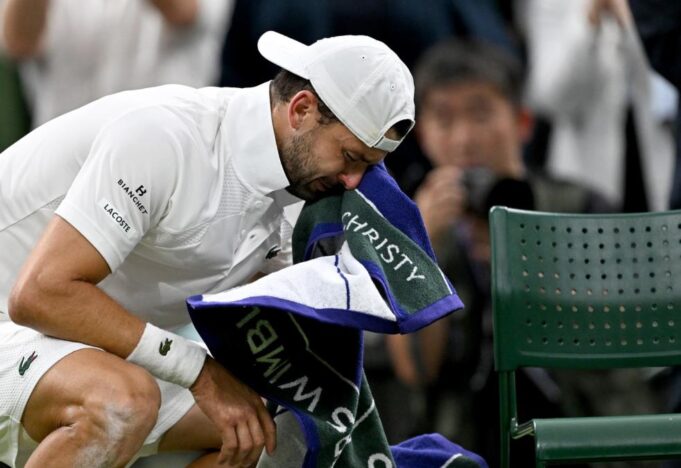 Grigor Dimitrov oglašavanje povreda bolnica Instagram Vimbldon