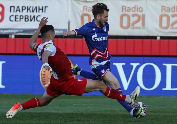 Vasilije Kostov u dresu FK Crvena zvezda