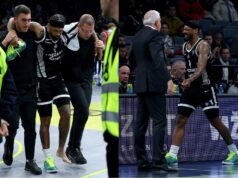 KARLIK DŽONS POLOMIO KOST U STOPALU: Košarkaš Partizana mora da pauzira 3 meseca Karlik Džons
