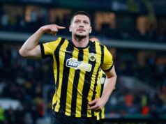 HET-TRIK LUKE JOVIĆA: Srpski fudbaler rešeta u atinskom derbiju! Luka Jović Nemanja Gudelj Predrag Rajković Aleksandar Mitrović