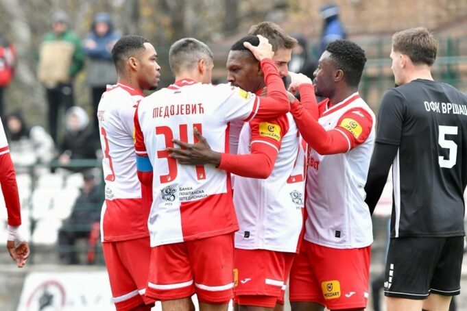Nemanja Radonjić i Stefan Leković slave pobedu u 177. večitom derbiju