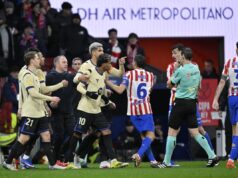 Iz Barselone besni na sudije posle poraza od Atletiko Madrida Atletiko Madrid
