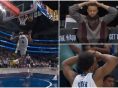 UŽASNA SCENA NA TERENU! Krenuo na zakucavanje, pa doživeo horor povredu! Dvorana zanemela, saigrači se hvatali za glavu! (FOTO) Lebron Džejms i Luka Dončić