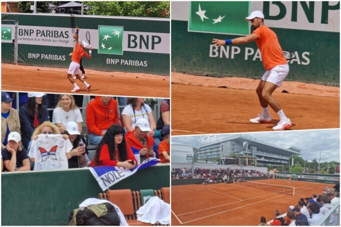 KURIR NA TRENINGU ĐOKOVIĆA: Oduševiće vas sa kim je sparingovao! Argentinac pomišljao na samoubistvo, Novak ga bodrio, a sada dele teren (GALERIJA)