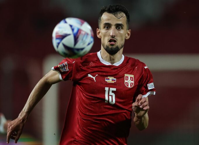 Erhan Mađović u dresu Srbije