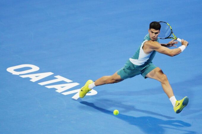ALKARAZ UZ OSCILACIJE DO ČETVRTFINALA DOHE: Nardi uzeo set Špancu, ali nije mogao do senzacije