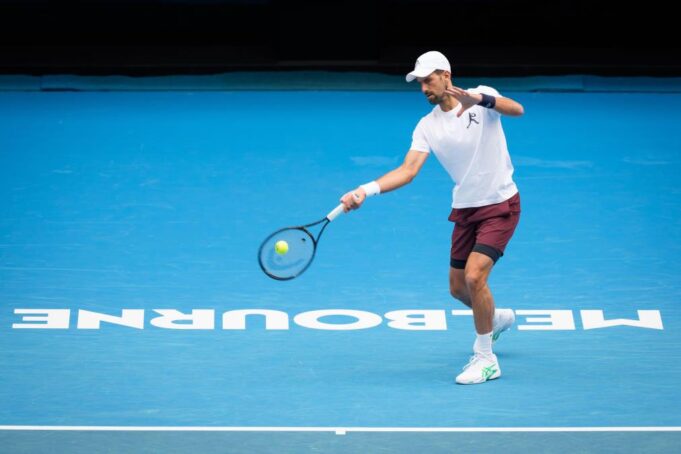 NOVAK STIGAO U AUSTRALIJU! Đoković odradio prvi trening i poslao jasnu poruku! (FOTO, VIDEO)