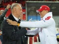 LEGENDA PARTIZANA VERUJE U CRVENU ZVEZDU: Pafos nije nepobediv! Ima rupa u njihovoj igri! Video je to Miloje! Goran Stevanović i Predrag Mijatović.jpg