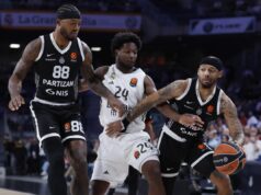 CRNO-BELI PONOVO IGRAJU U ŠPANIJI: Evo gde možete gledati direktan prenos meča Baskonija – Partizan Džordan Nvora