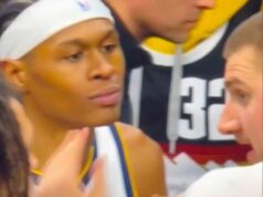 NIKOLA JOKIĆ U ULOZI TRENERA! Kamera zabeležila zanimljivu scenu na klupi Denvera: Srbin davao instrukcije saigraču, ovaj izdominirao na terenu! (FOTO) Denver Nagets