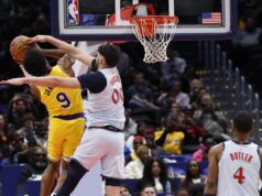 TRISTAN VUKČEVIĆ U DUELU SA LEBRONOVIM SINOM! Bivši igrač Partizana imao zapaženu rolu, ali su Lejkersi demolirali Vašington! (FOTO) jJd6z3Z8