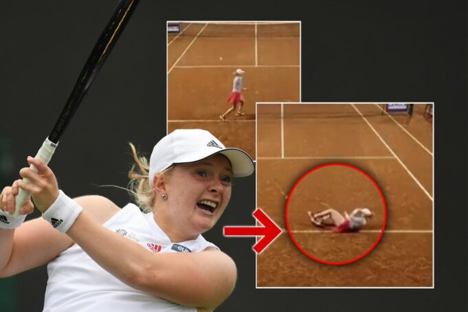 UZNEMIRUJUĆ VIDEO! POZNATA TENISERKA KRENULA DA SERVIRA, PA SE SRUŠILA NA TEREN! Pala je kao pokošena - pogledajte DRAMATIČNE scene koje su zaledile navijače!