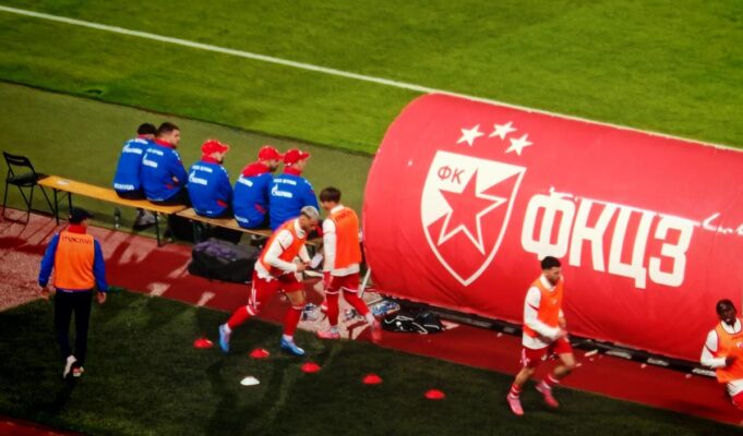 Detalj sa utakmice Crvena zvezda - Linkoln