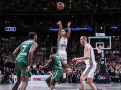 IVANOVIĆ SE IZGUBIO U ZELENOJ ŠUMI: Žalgiris ubedljiv protiv Virtusa u Evroligi Najdžel Vilijams-Gos