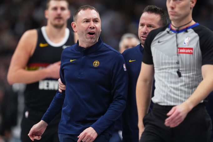 Nikola Jokić na meču Denver - Orlando